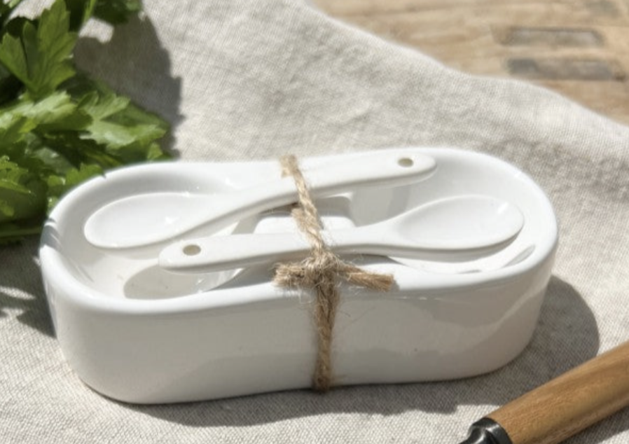 Twin Bowl with Spoon