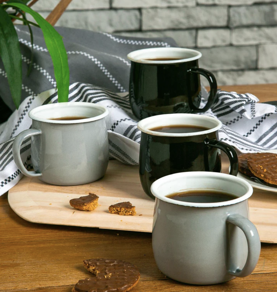 Argon Tableware Enamel Belly Mug