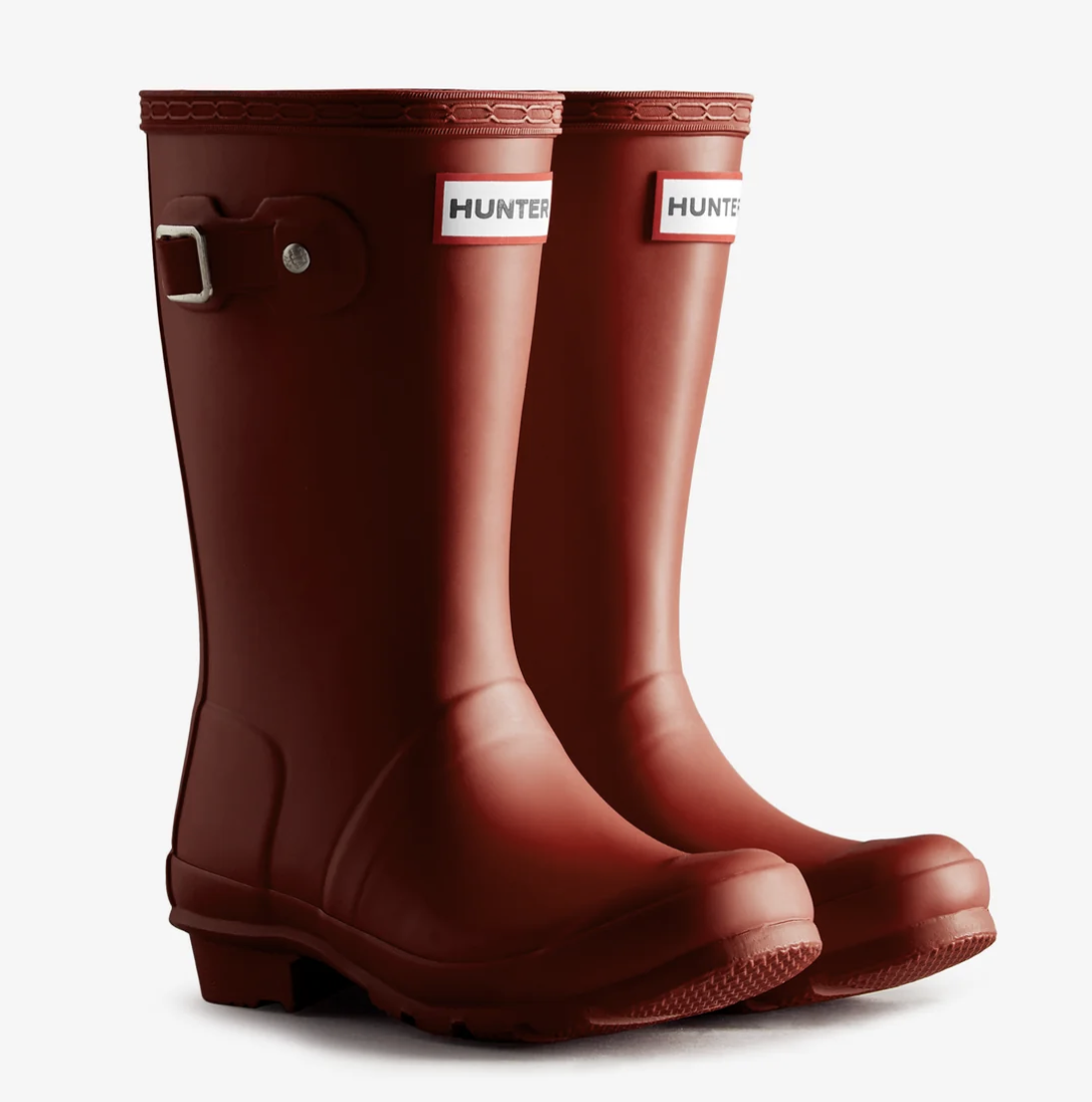 Hunter Kids Originals Boot - Military Red