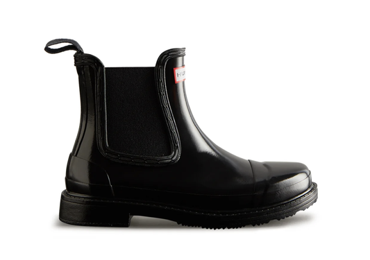 Hunter Chelsea Commando Boot - Gloss