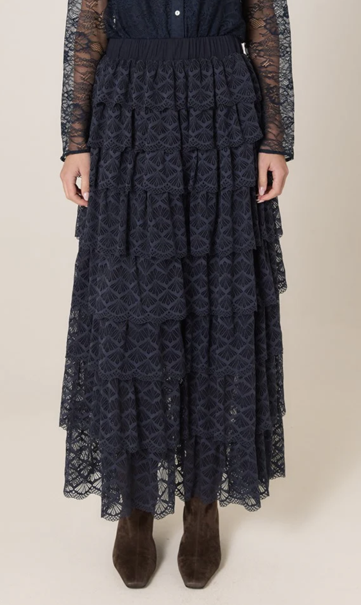 Domino maxi skirt