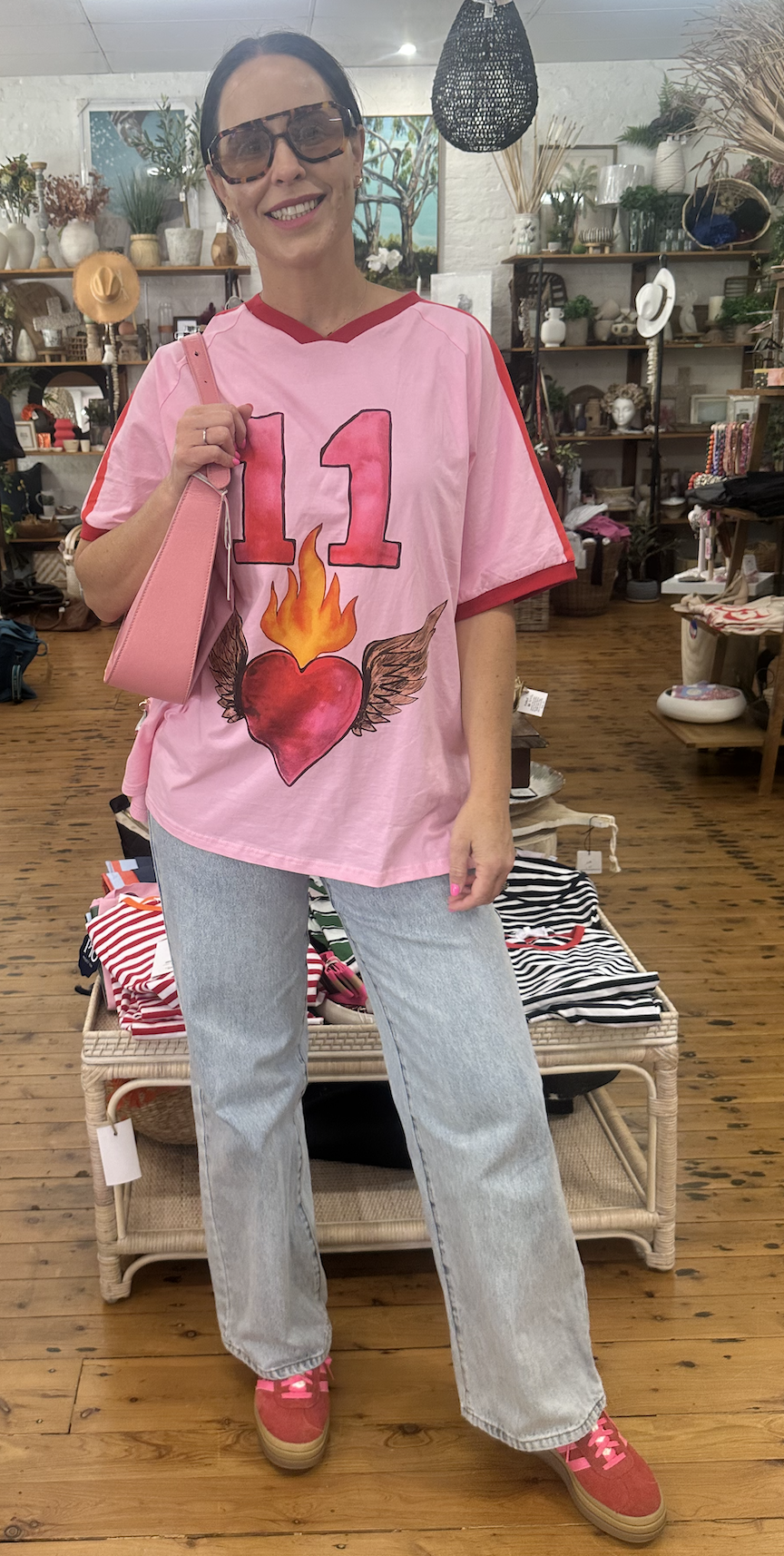 Pink 11 Tee