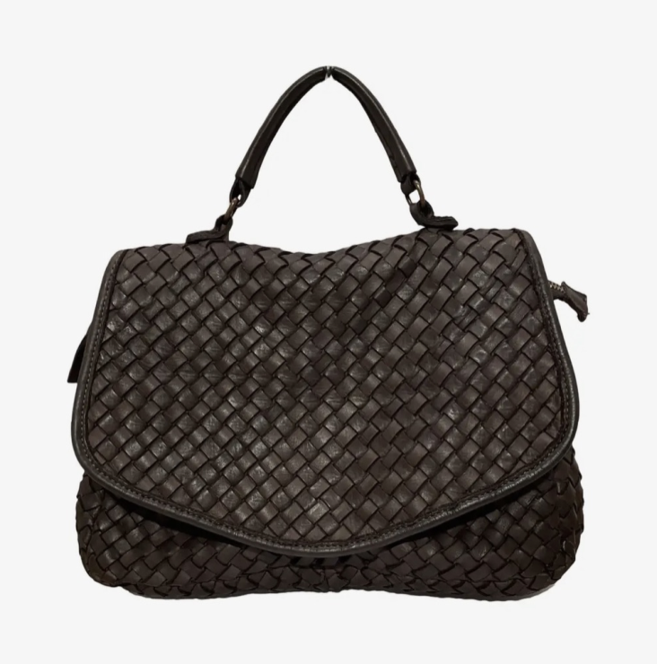 Martha Woven Leather Bag