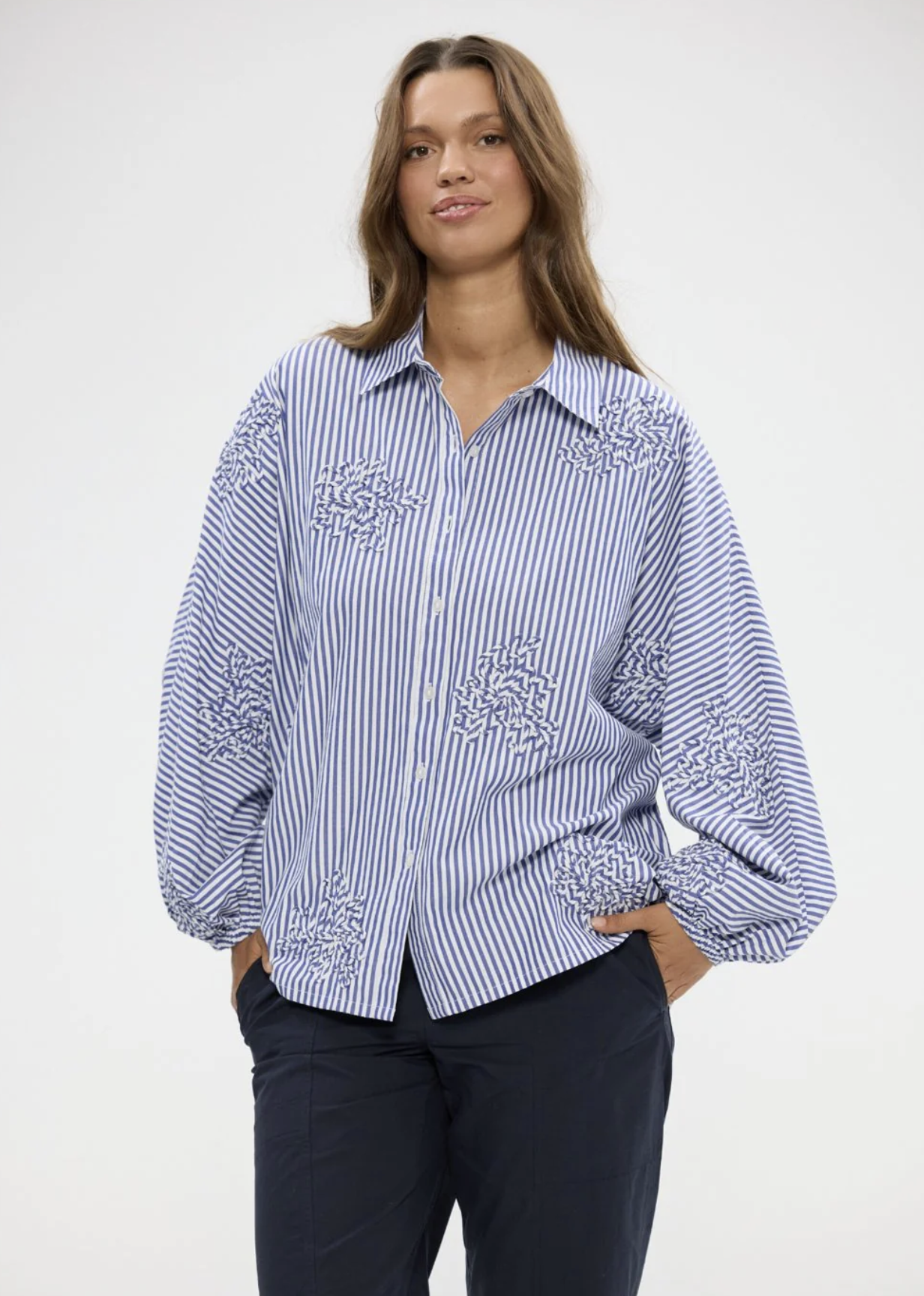 Cliffside Shirt - Blue Stripe