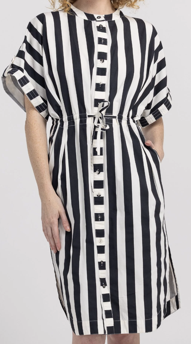 mono striped shiro shirt dress