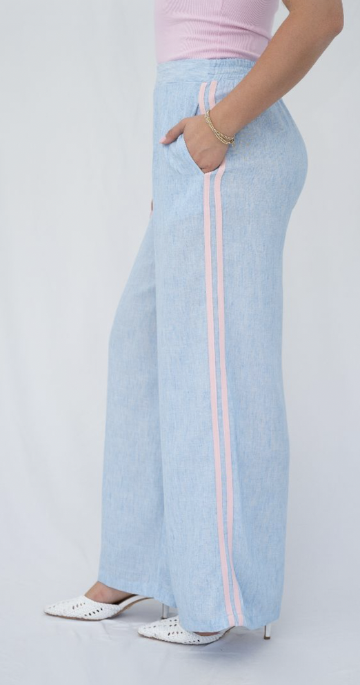 Elodie Stripe Wide Leg Pant