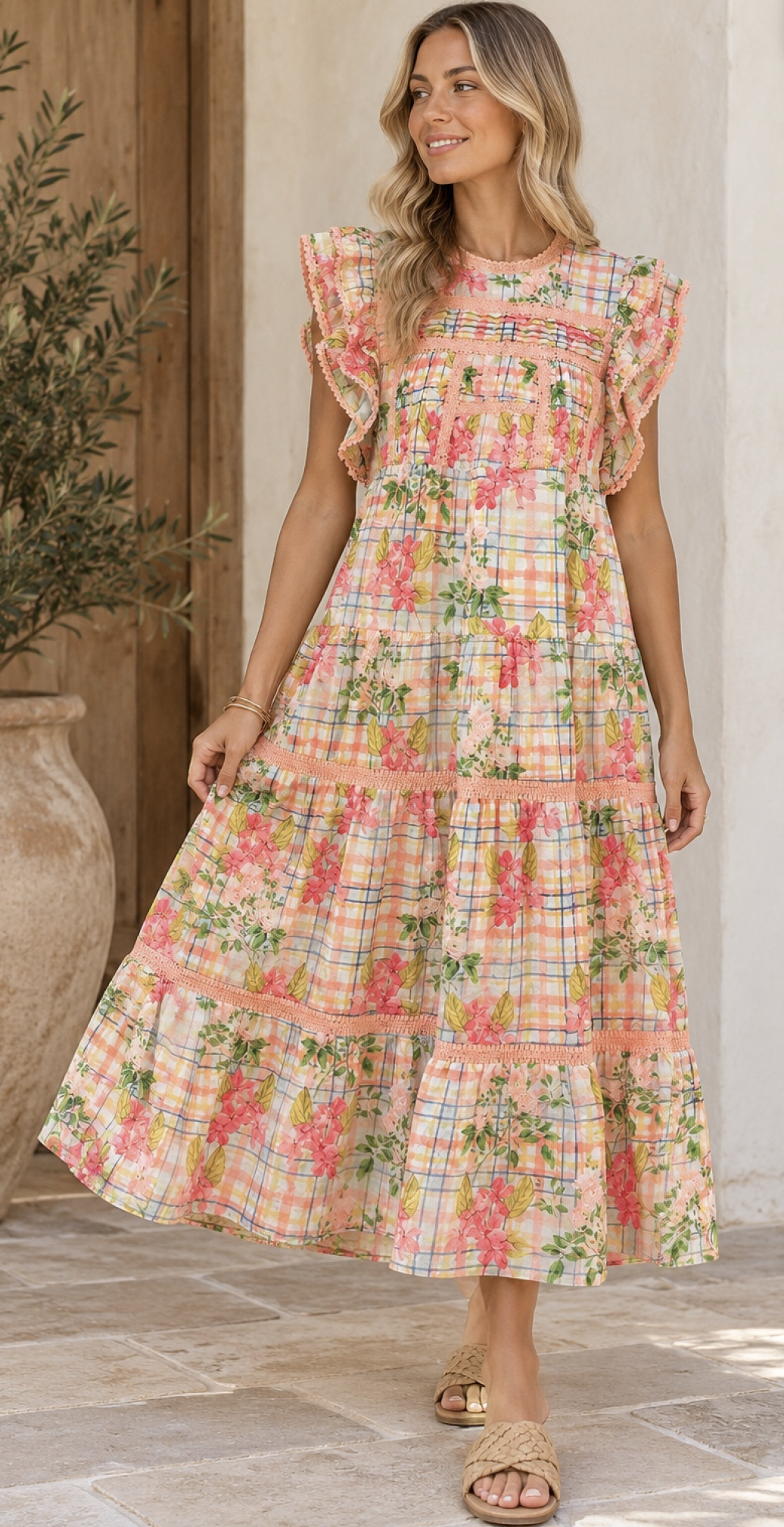 Sunshine Dress - Melon