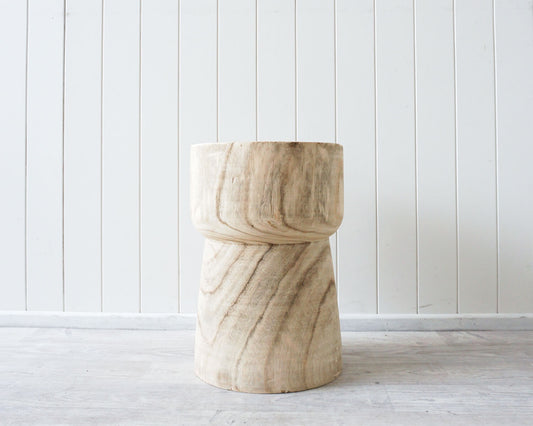 Timber Rustic Bark Stool