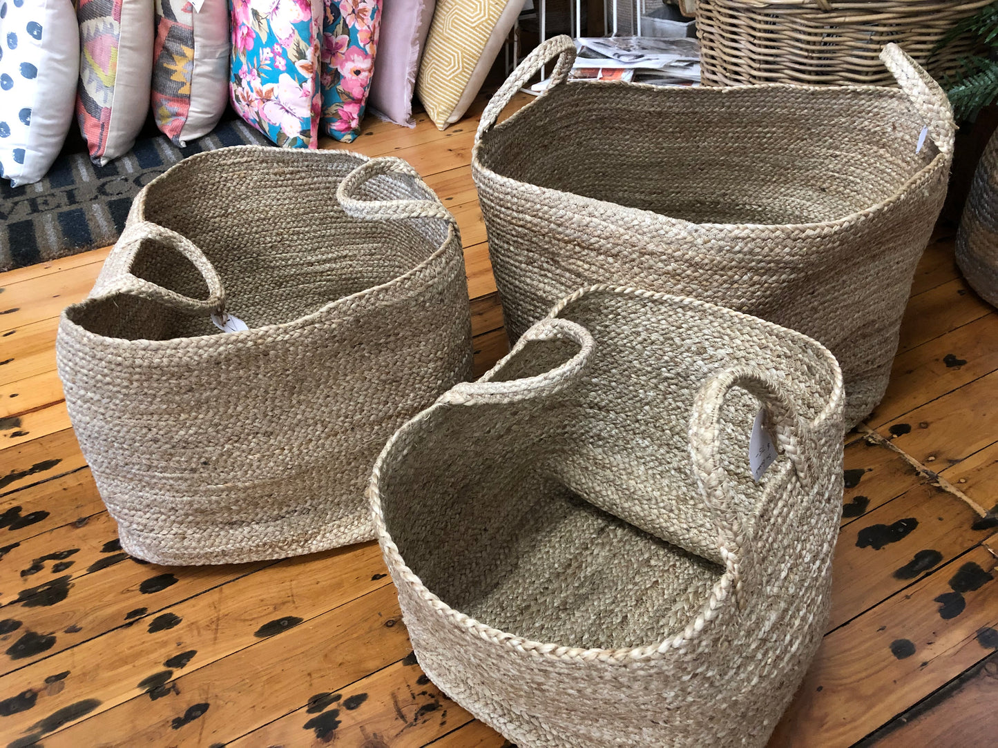 Jute basket small