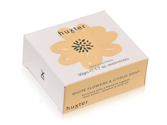 Huxter /Mini guest soaps - White flowers & citrus