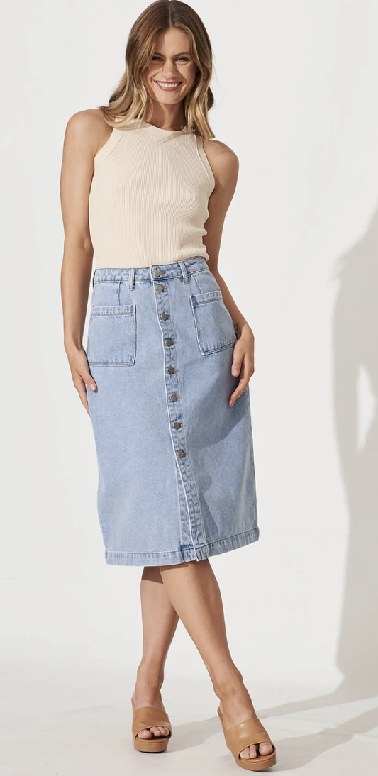 Country Denim Skirt