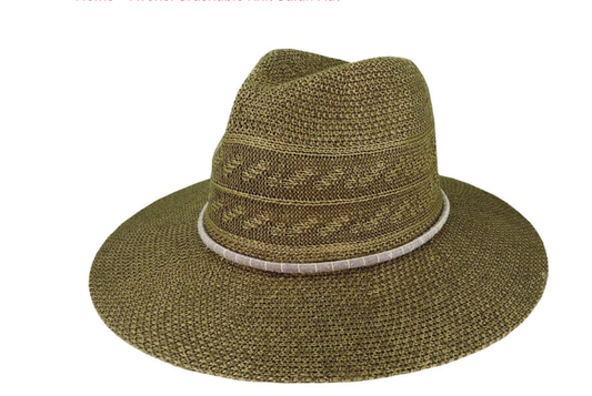 Crushable polyester knit safari