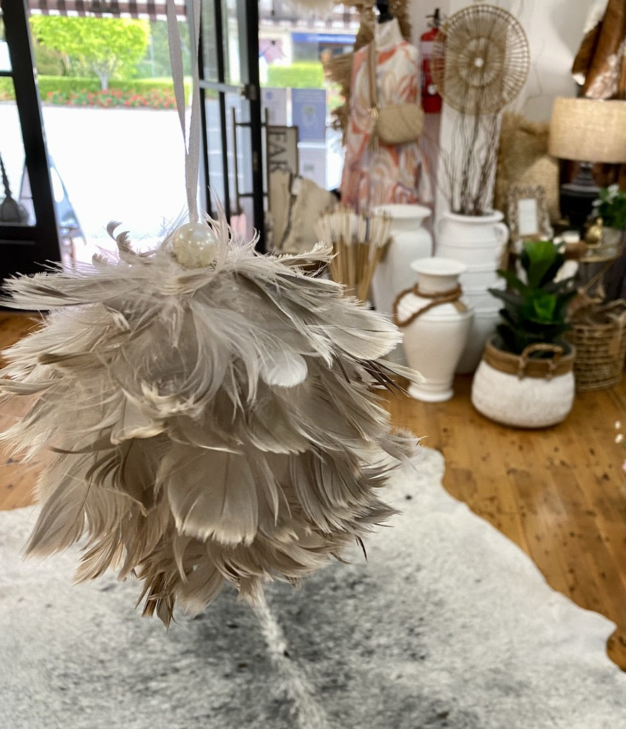 Feather Christmas Ornament