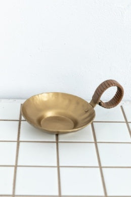 Metal Forged candle dish