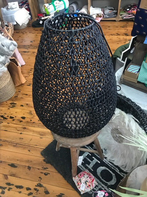 Black Kudu Tear drop lampshade