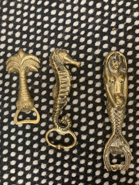 Assorted Brass Bottle Openers