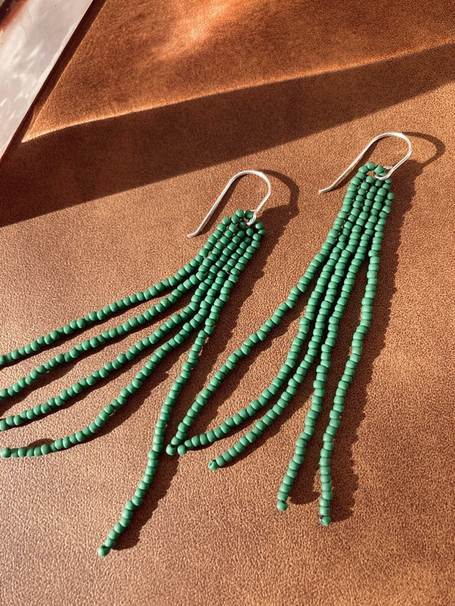 Beaded Dangle Earrings