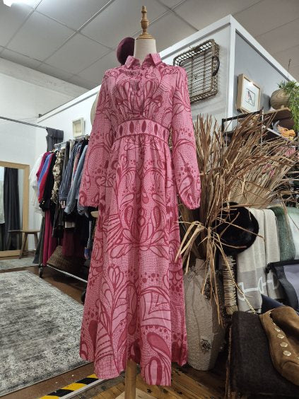 secret shore rasberry dress