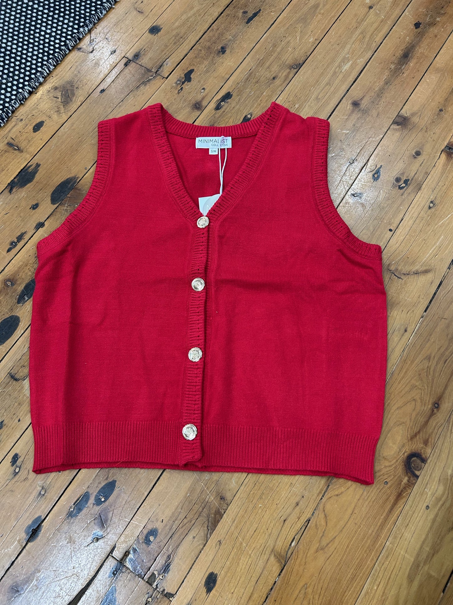 Scarlet Knit vest