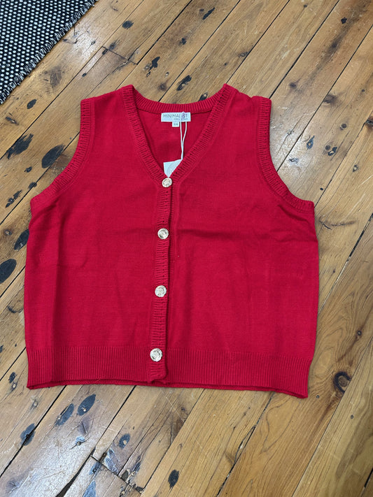 Scarlet Knit vest