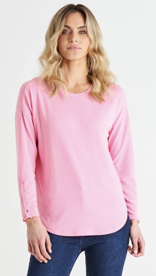 Malika Ribbed Long Sleeve Tee