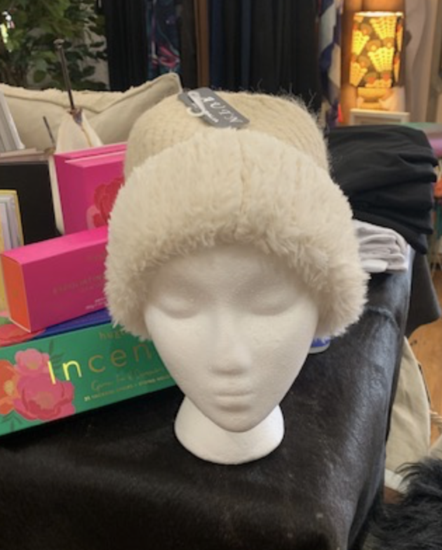 Fur Trim beanie