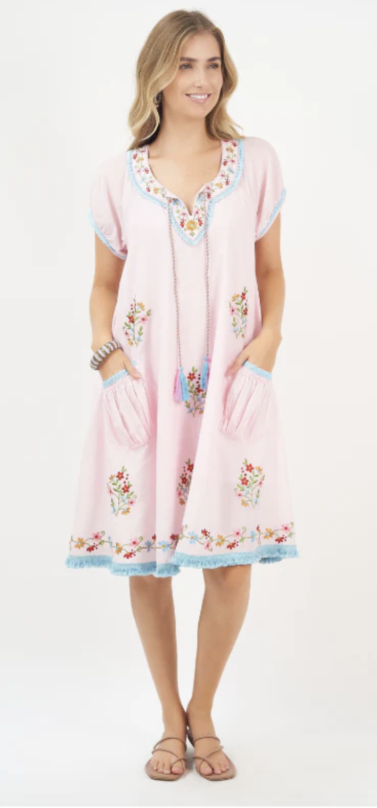 Sao Paulo Splendour Embroidery Dress