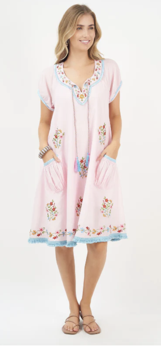 Sao Paulo Splendour Embroidery Dress