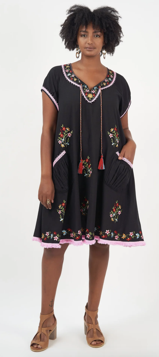 Oregan Dress Splendour Embroidery