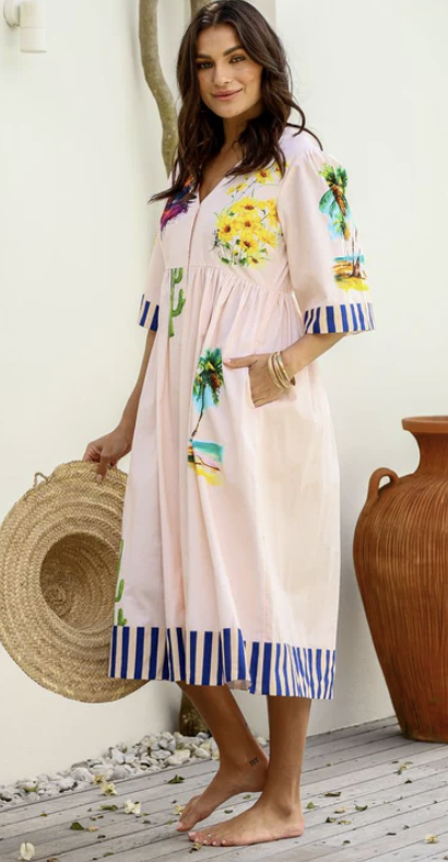 Chateau Cacti Dress