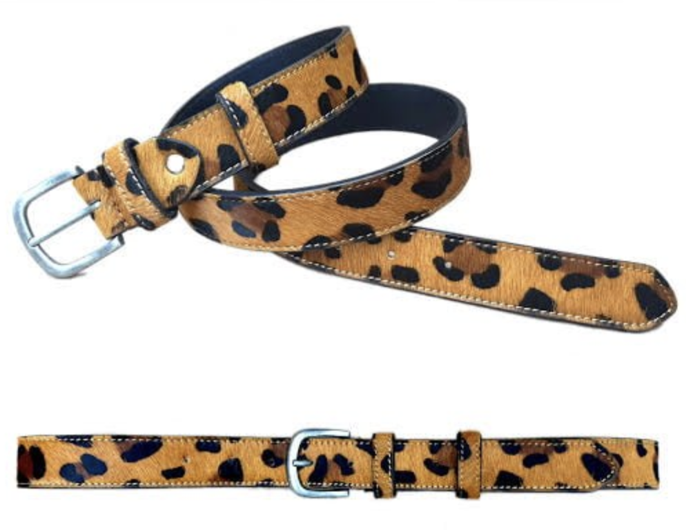 Leopard Tan Belt