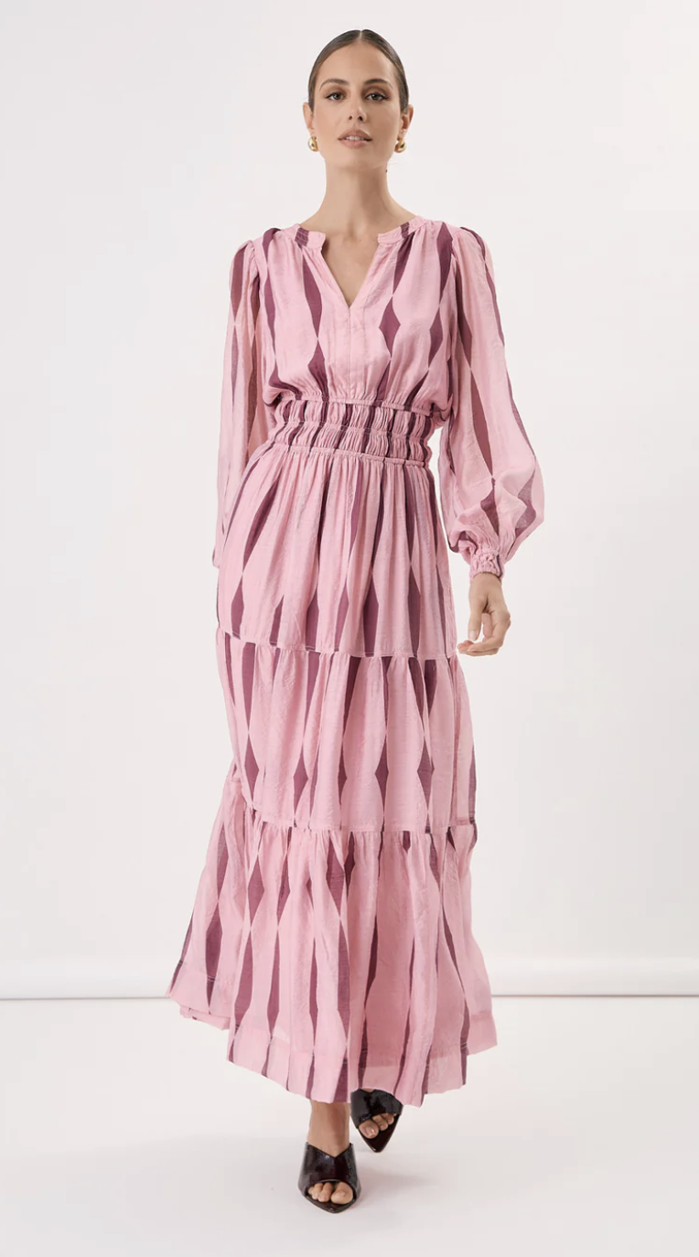 Violette San Lorenzo Print Dress