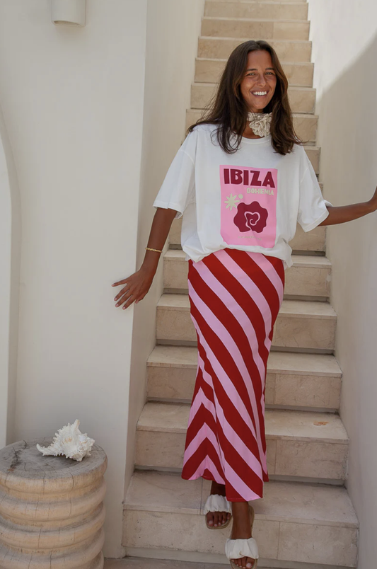 Ziggy Stripe Skirt