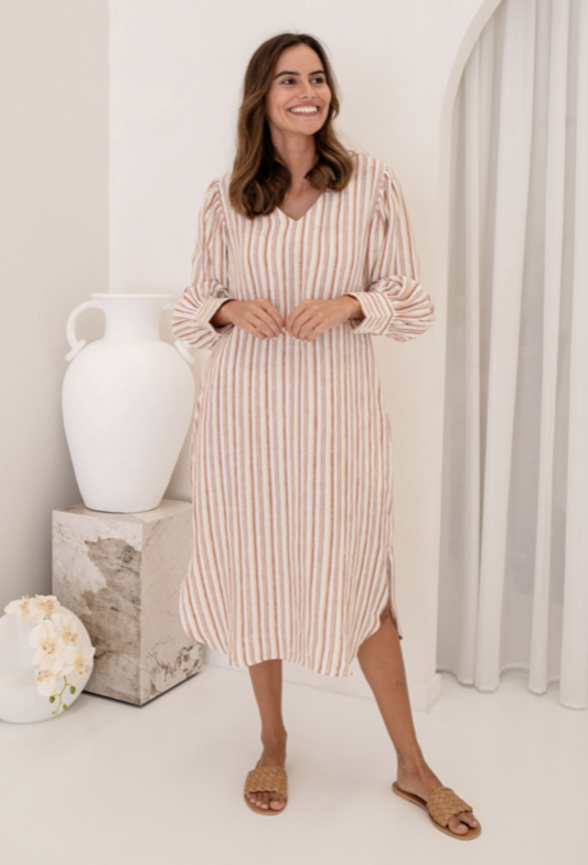 Circ Stripe Dress