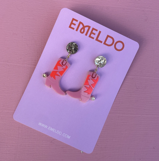 Cowgirl Boot Earrings