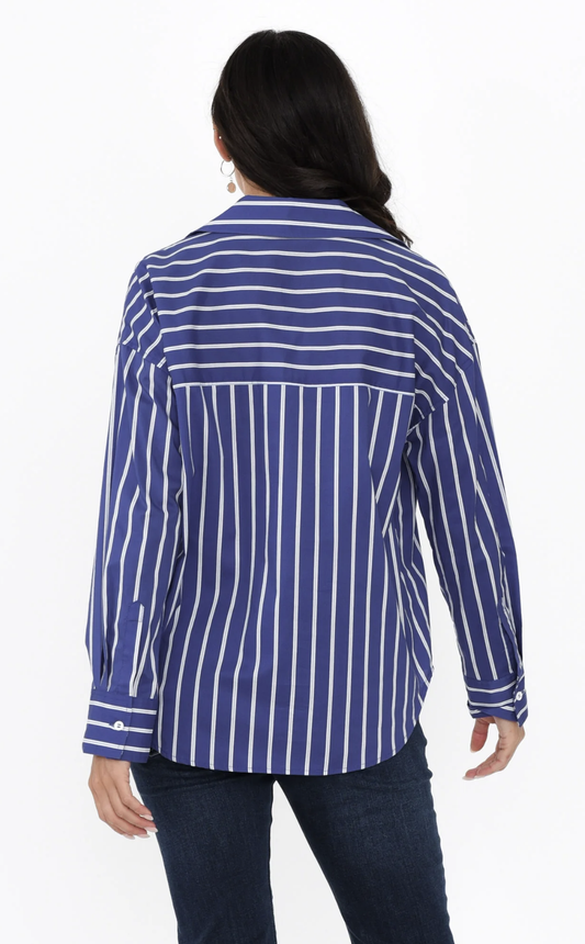 Regatta blue stripe shirt