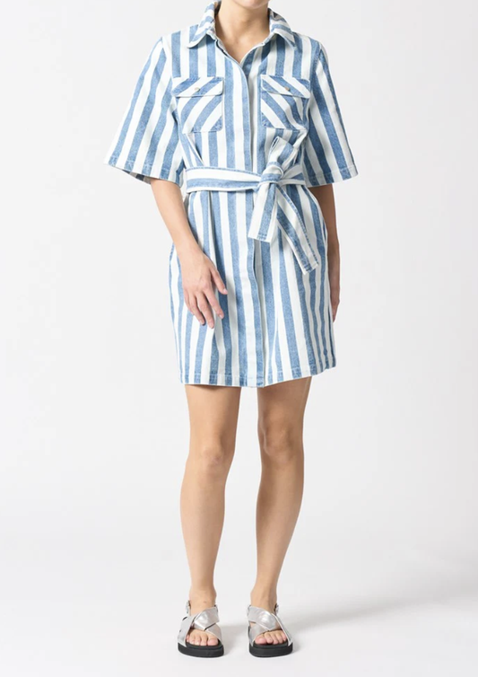 Mayfair Denim Stripe Dress