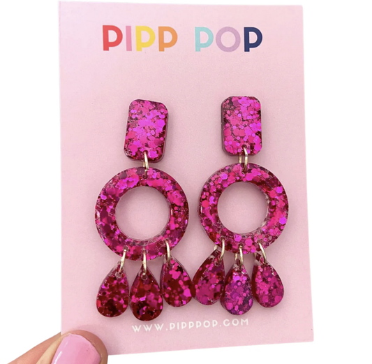 Aria Glitter Dangles