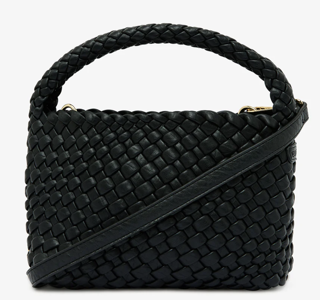 Linton Crossbody Black Plait
