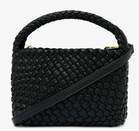 Linton Crossbody Black Plait