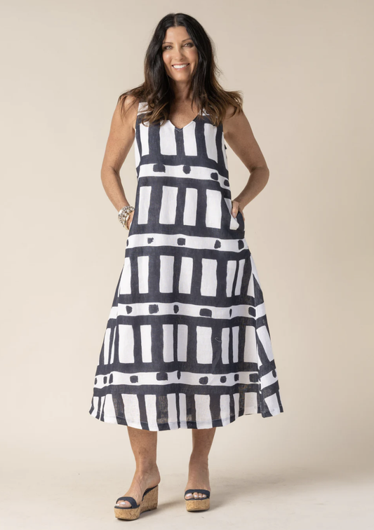 Agnitha Linen Dress