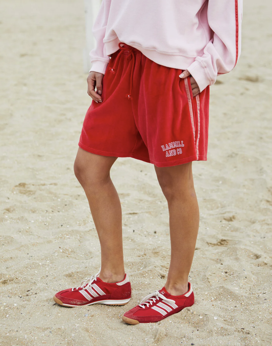 URBAN VELOUR SHORT - RED/PINK Regular price