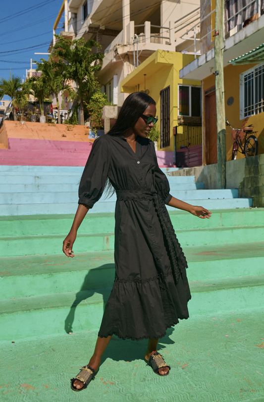 Brasilla Button Maxi Dress