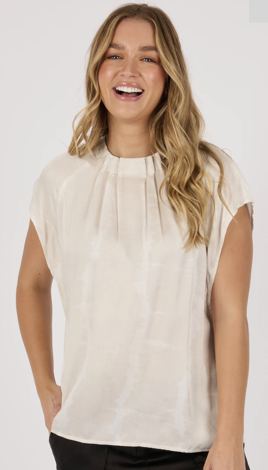 Gardenia Pleat Blouse