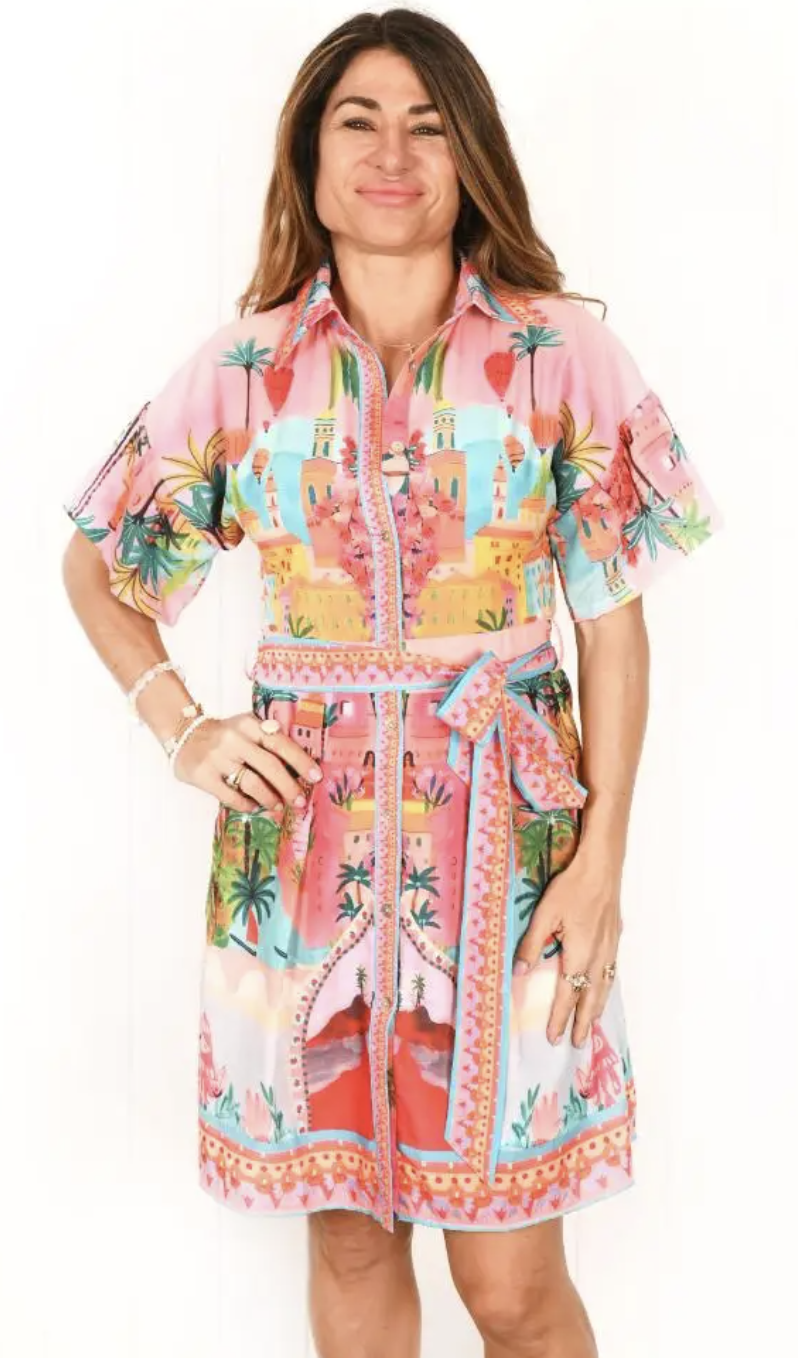 Portofini Sage Midi Dress