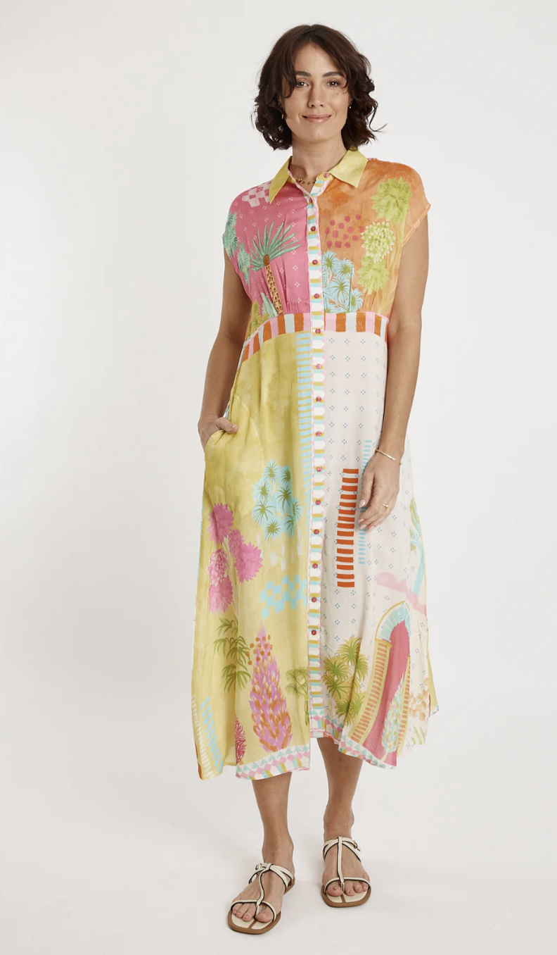 Etereo Midi Melon Dress