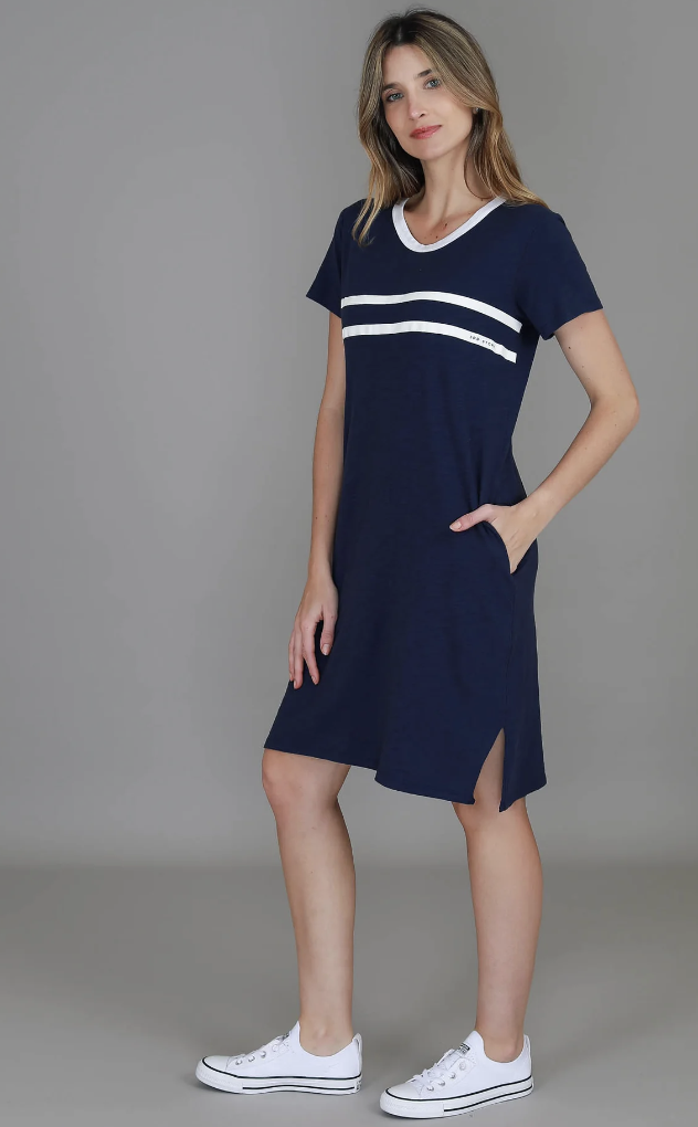 Charlene Stripe T-shirt Dress