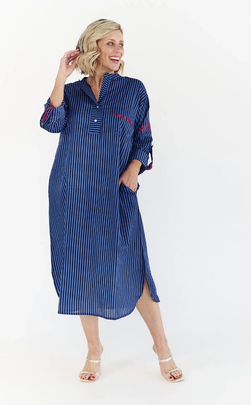 Casa Mia Striped Dress