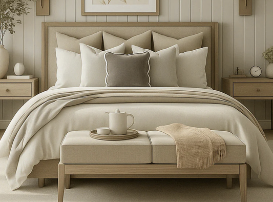 Velveteen Piped Cushion
