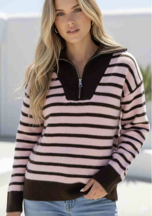 Blossom 1/4 Zip Knit